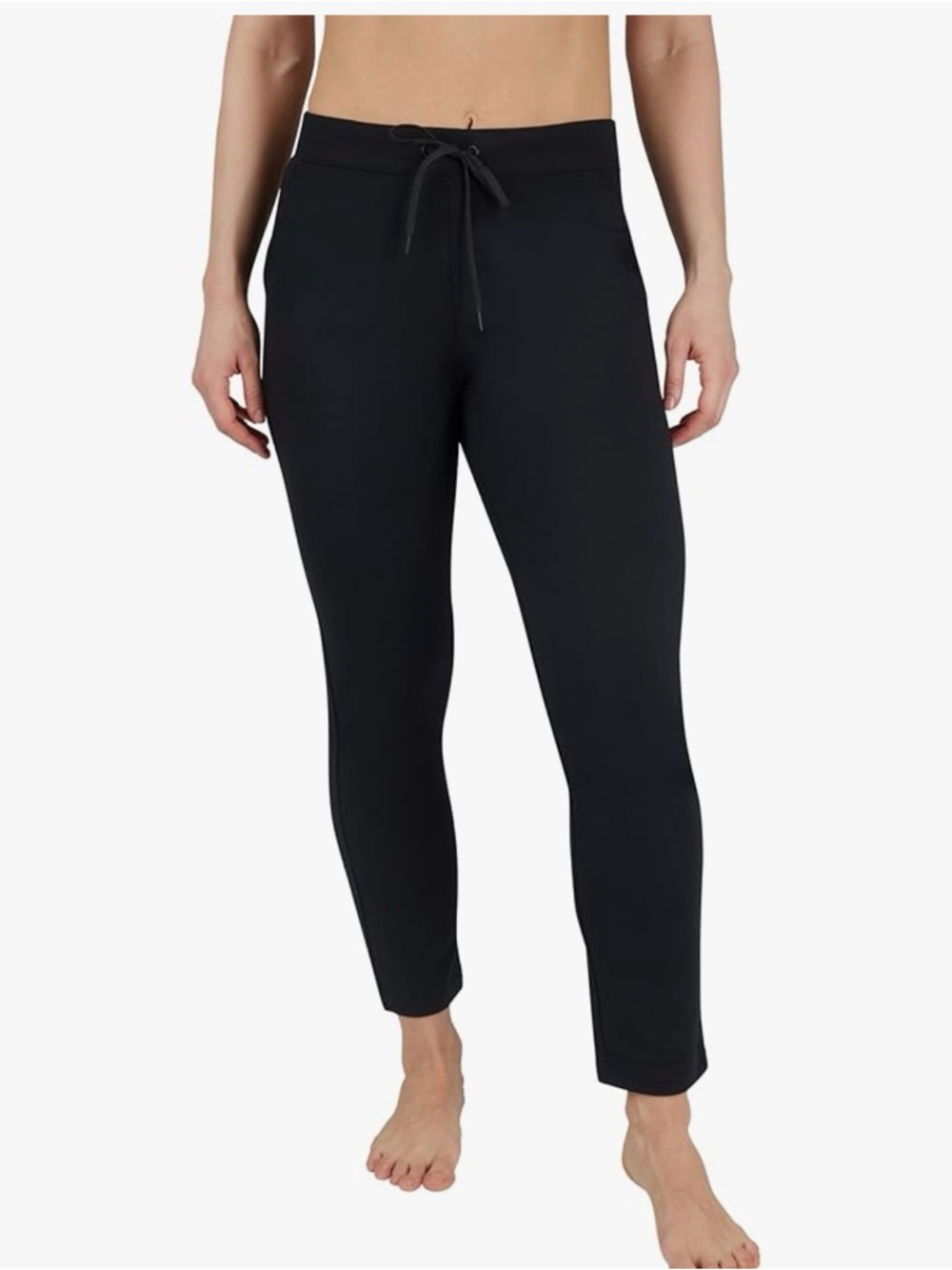 Yogalicious Black Slim Drawstring Joggers